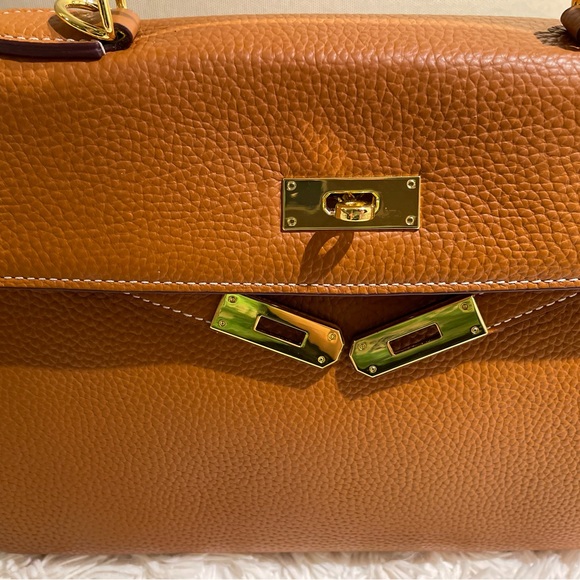 Brown leather bag BNWT - Picture 3 of 11